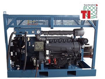 Deutz Diesel Powered Hydraulic Power Unit Skid Mounted 6 Cyl Texas International Oilfield Tools Ltd